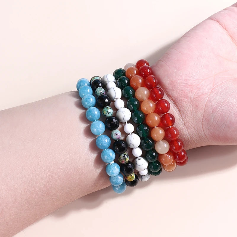 Fashion Colorful Handmade Beads Bracelet for Women Girls Party Festival Jewelry Gifts