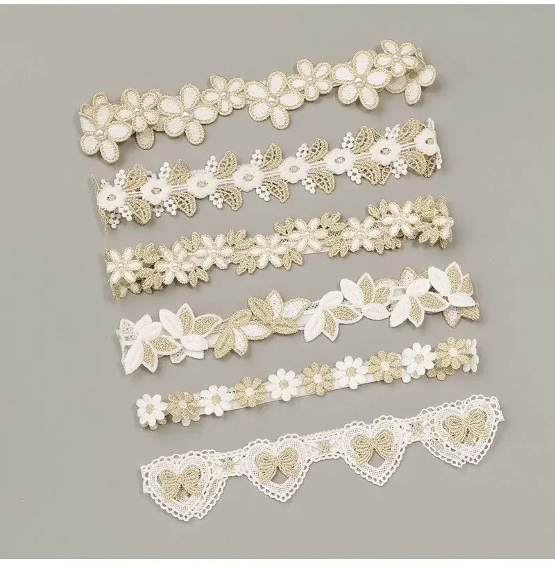 Princess Crown Flower Decor Elastic Hair Bands for Newborns Children Accessories Baby Girls Headbands Birthday Party Photo Props