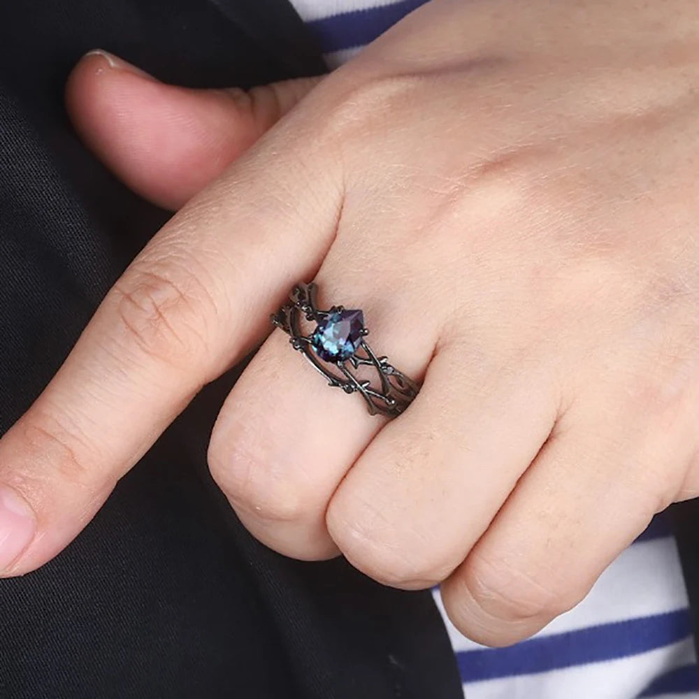 Luxury Zircon Rings For Women Girls Crystal Engagement Wedding Ring Adjustable Party Stainless Stee  Finger Rings Jewelry Gifts