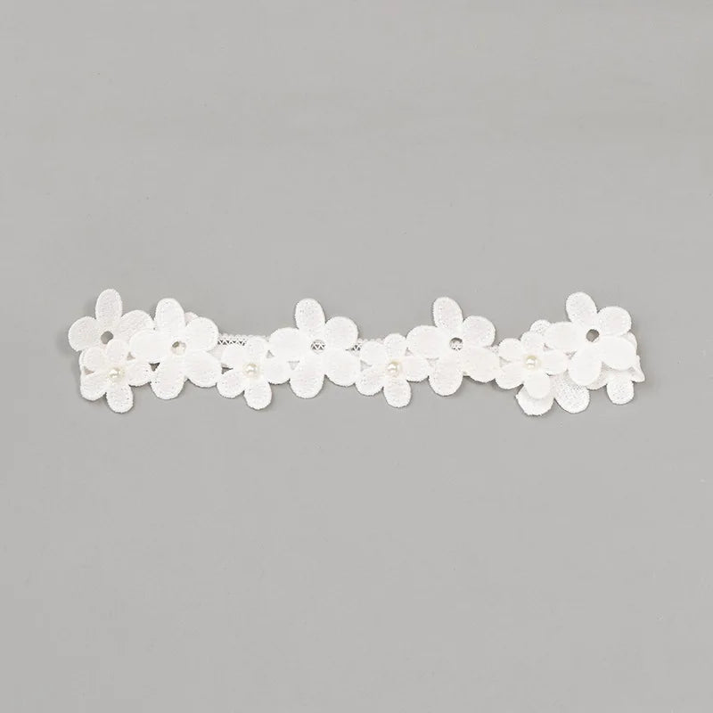 Princess Crown Flower Decor Elastic Hair Bands for Newborns Children Accessories Baby Girls Headbands Birthday Party Photo Props