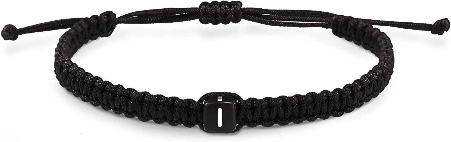 26 Letter Initial Bracelets for Women Teen Girls Woven Rope Braided Graduation Mother's Day Gifts for Her Adjustable A-Z Jewelry