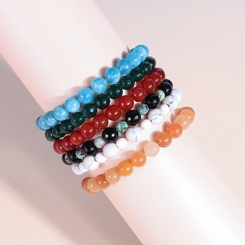 Fashion Colorful Handmade Beads Bracelet for Women Girls Party Festival Jewelry Gifts