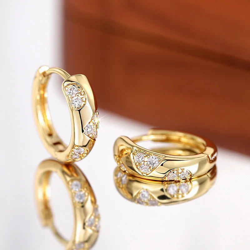 2025 New European and American Earrings for Women, Exquisite Daily Earrings, French Style, Personalized Fashion Accessories