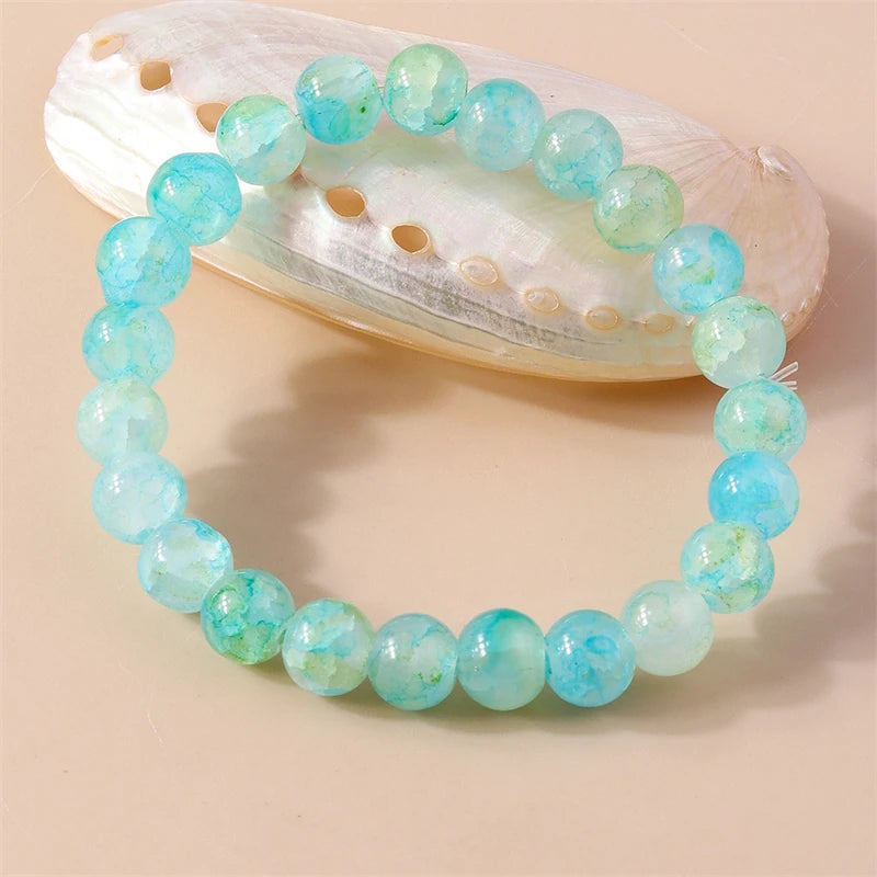 Fashion Colorful Handmade Beads Bracelet for Women Girls Party Festival Jewelry Gifts